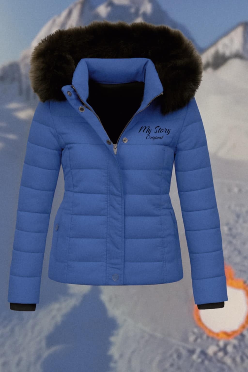 UD Bundás meleg télikabát AKCIÓ 24.990 Ft helyett csak 5990 Ft Kék