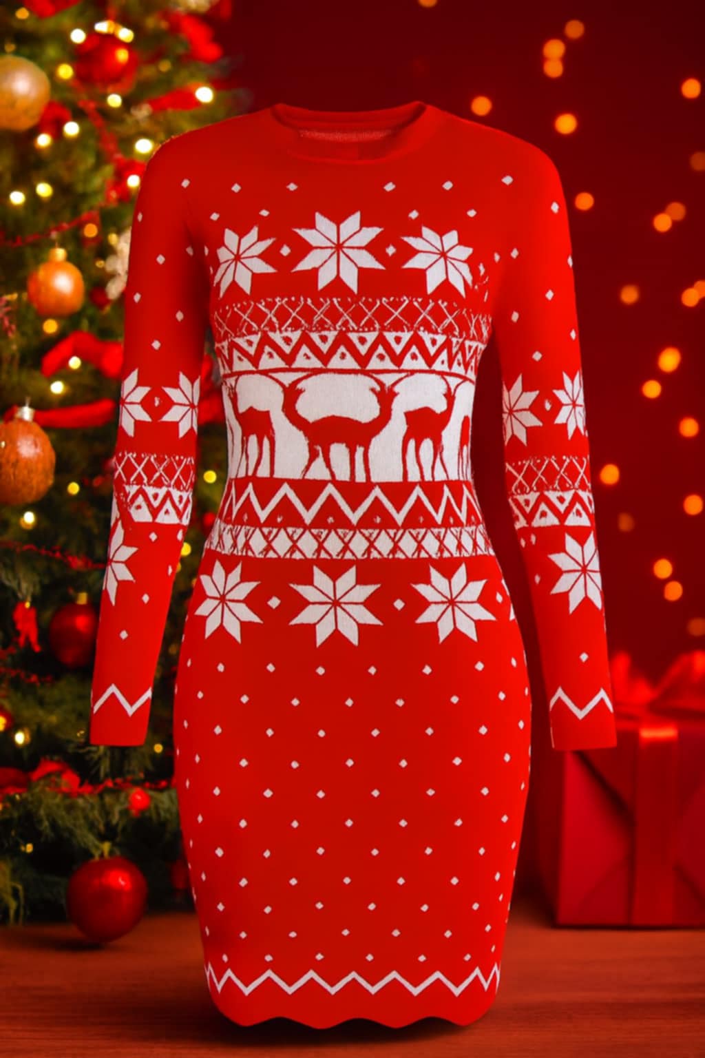 UD Pihe-puha kötött karácsonyi ruha 12.990 Ft helyett csak 3990 Ft