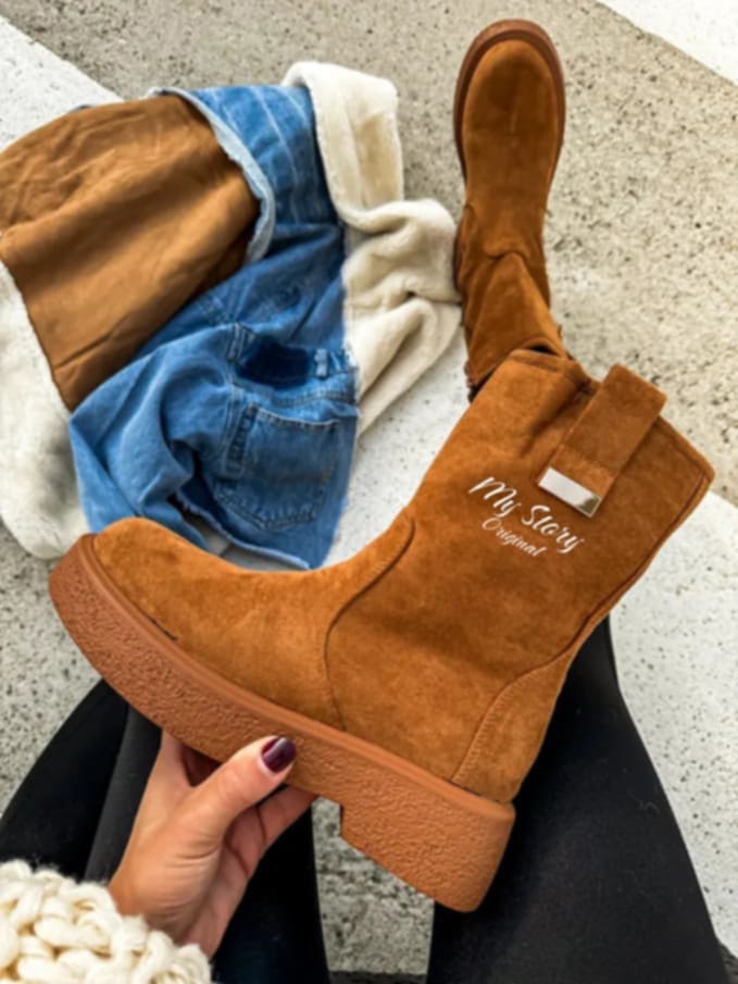 UD Bundás prémium velúr csizma barna 12.990 Ft helyett csak 4500 Ft