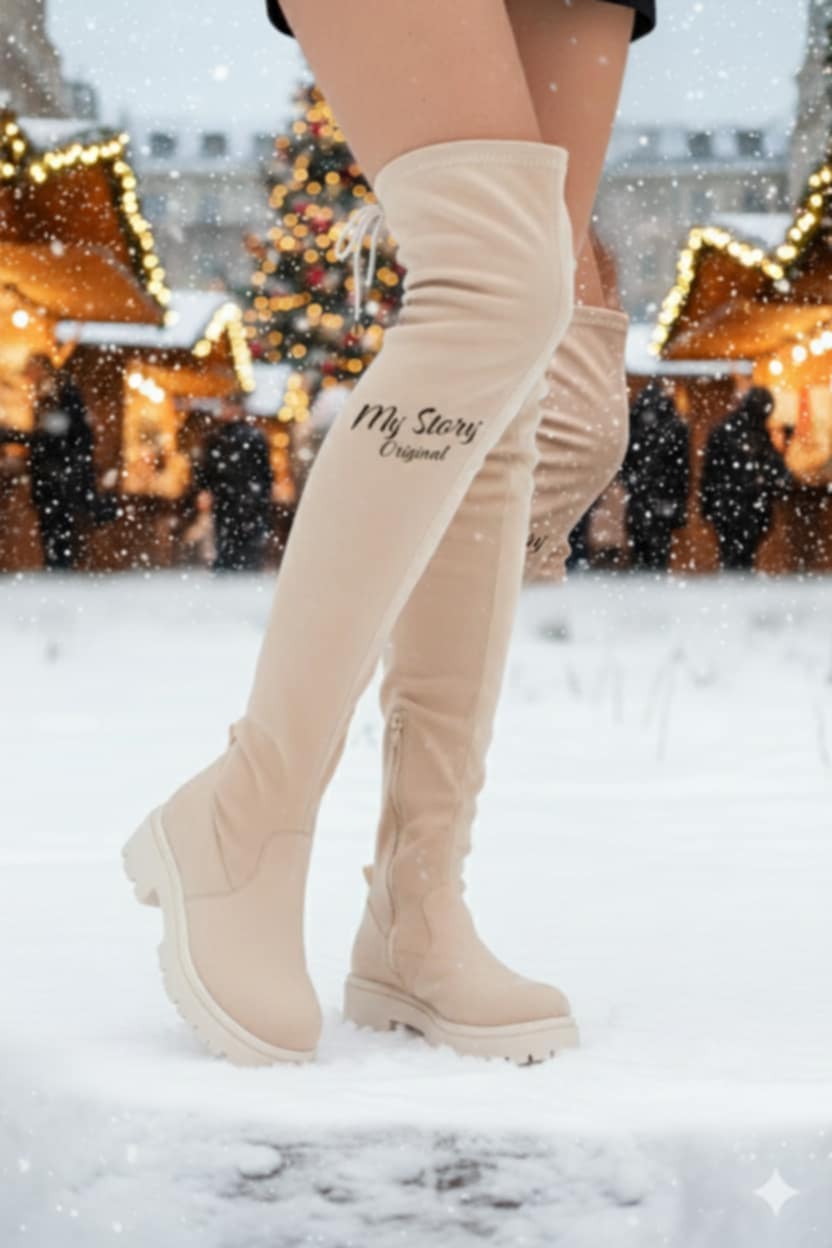  UD Prémium velúr combcsizma beige 13.990 Ft helyett csak 3990 Ft