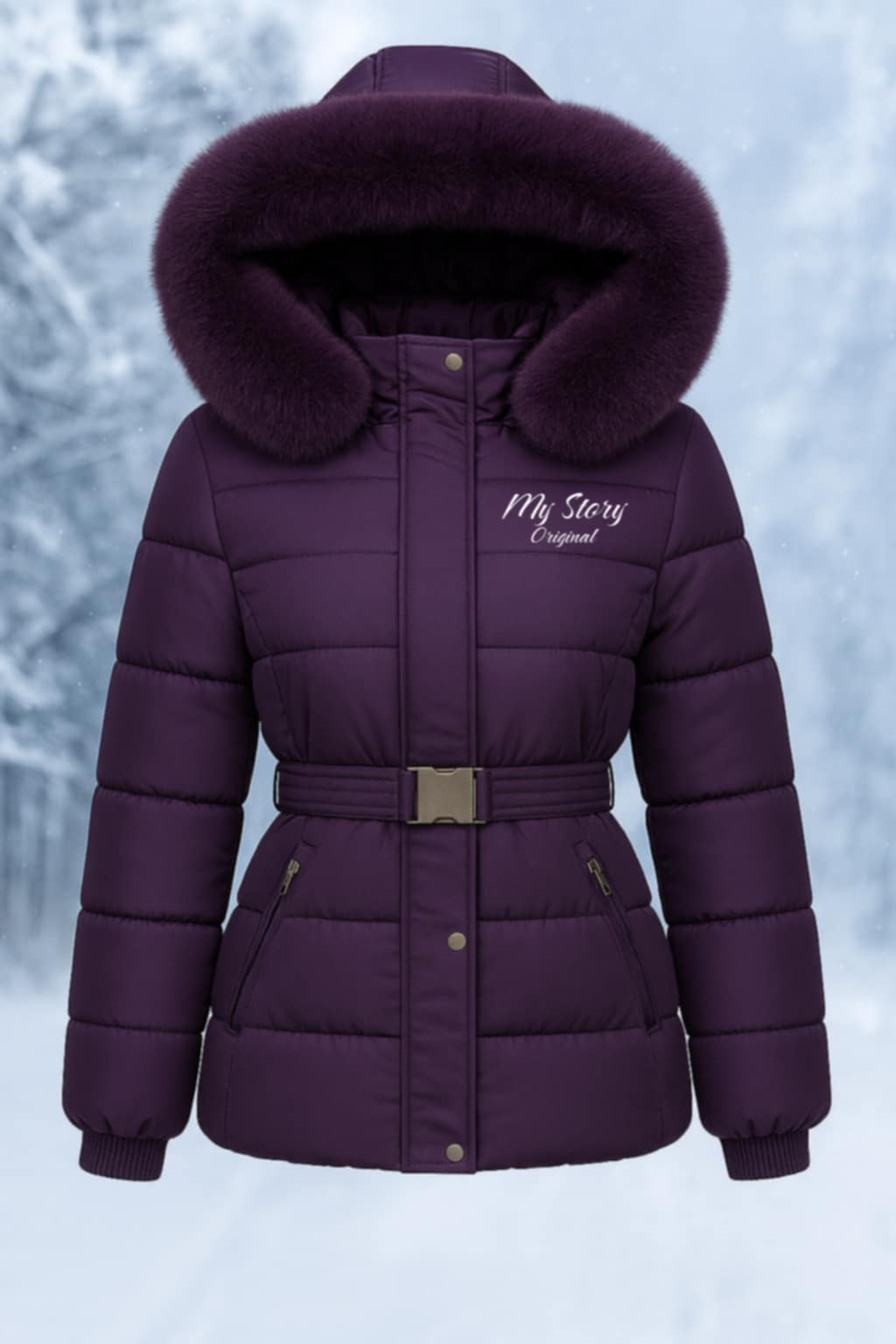 My srory  Aurora Edition bundás prémium Öves kabát 22.990 Ft helyett 7490 Ft Lila