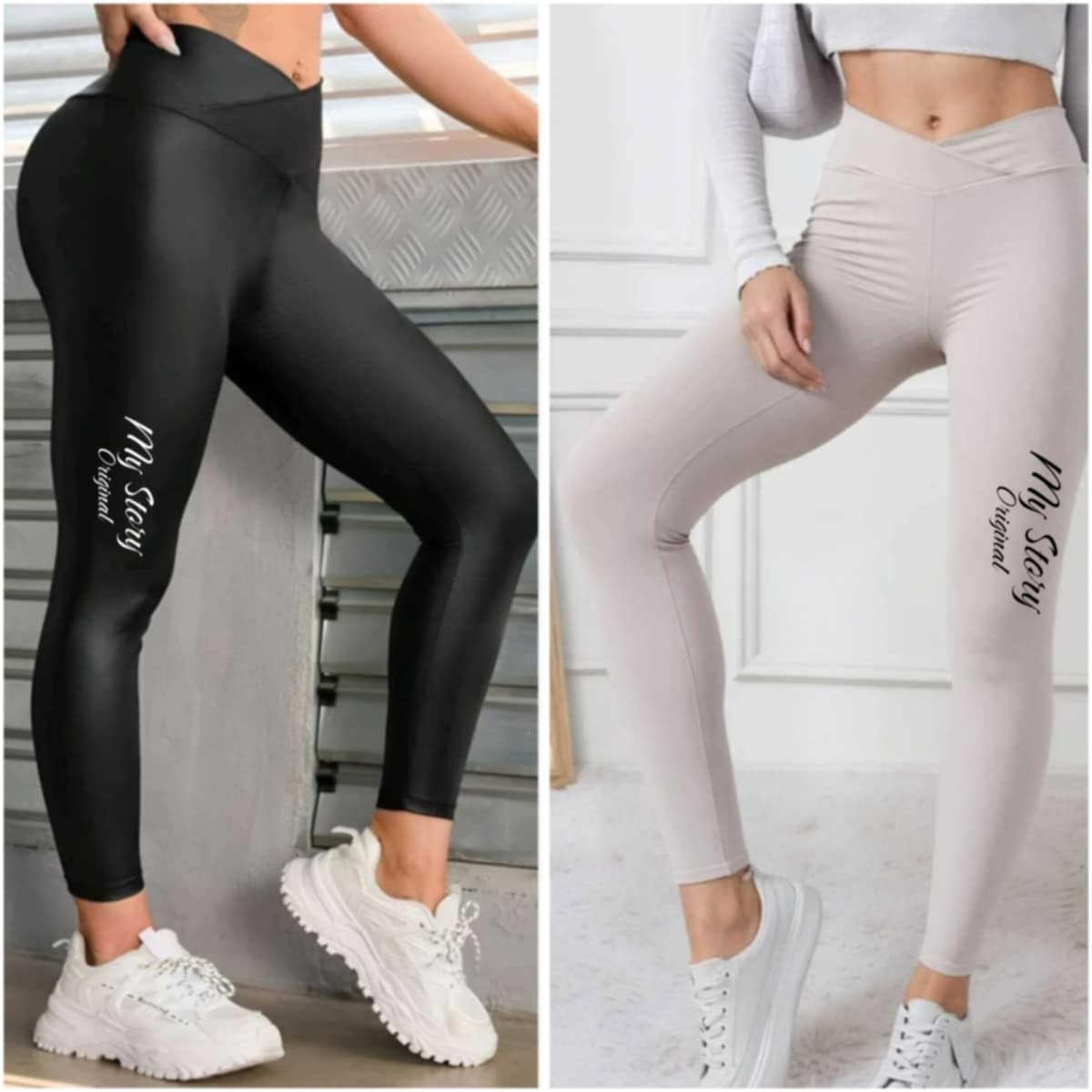 UD 2 db bőrhatású leggings együtt csak 1990 Ft