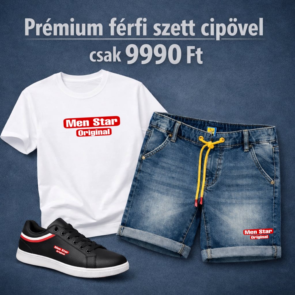 Prémium Férfi Nyári Szett AJÁNDÉK cipővel!