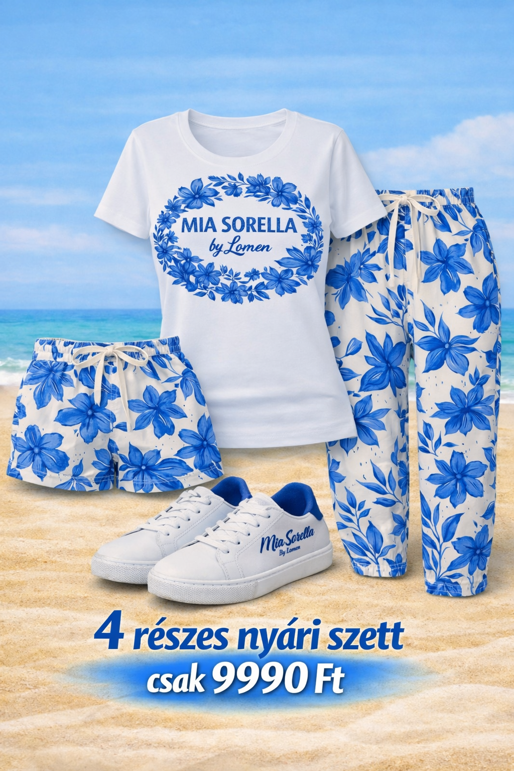 UD Mia Sorella by Lomen – Blue Harmony 4 részes nyári szett