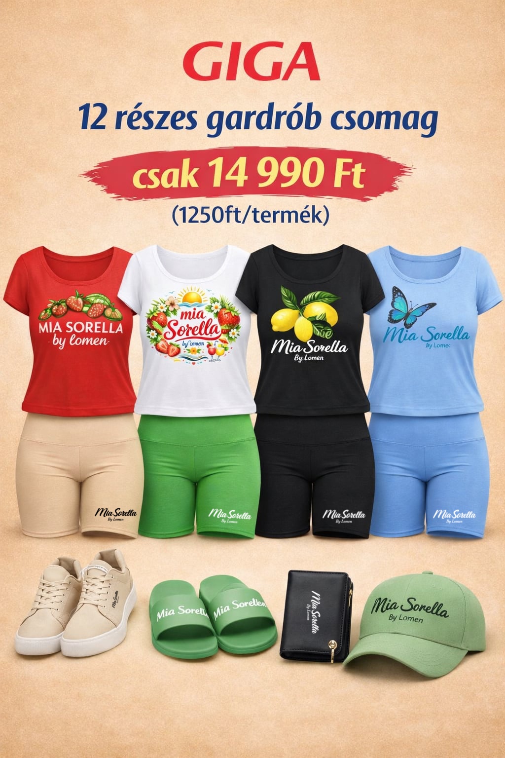 Mia Sorella Summer Collection II. – 12 részes prémium nyári GIGA szett csak 14990ft (1250ft/termék) AKCIÓ!