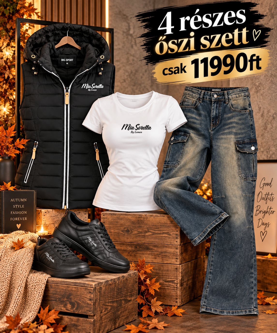 Mia Sorella Urban Autumn – 4 részes prémium őszi szett .