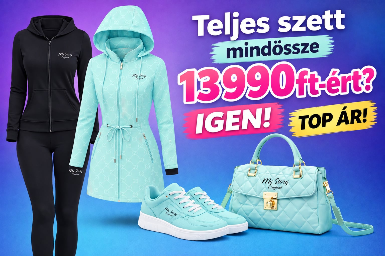Active Elegance – My Story SZEZON ELŐTTI AKCIÓ: Kabát,szabadidő szett+cipő együtt csak 13990ft