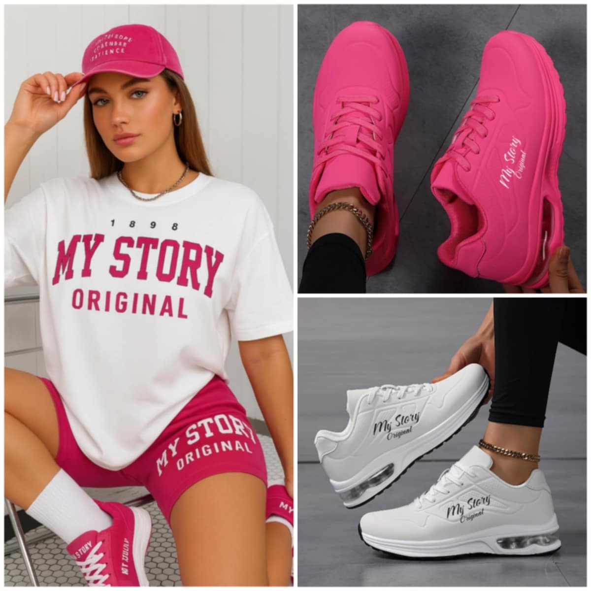 My Story Original szett fehér/pink AJÁNDÉK CIPŐVEL 19.990 Ft helyett csak 5990 Ft