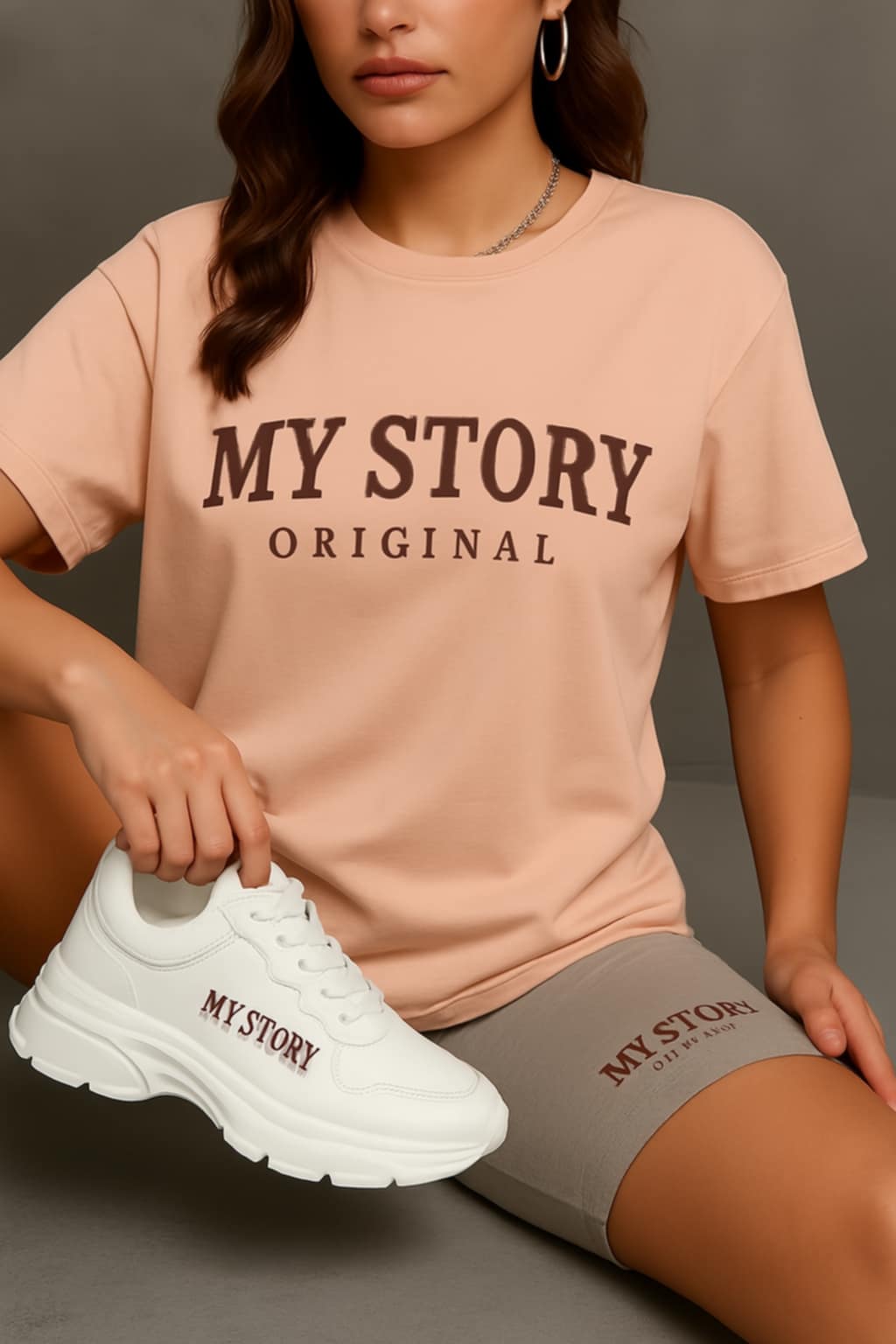 My Story Original szett barack/szürke AJÁNDÉK CIPŐVEL 19.990 Ft helyett csak 5990 Ft