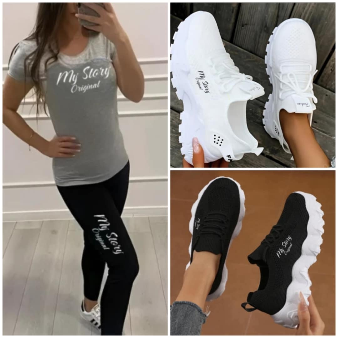 Linett Szett szürke/fekete AJÁNDÉK CIPŐVEL 19.990 Ft helyett csak 5990 Ft