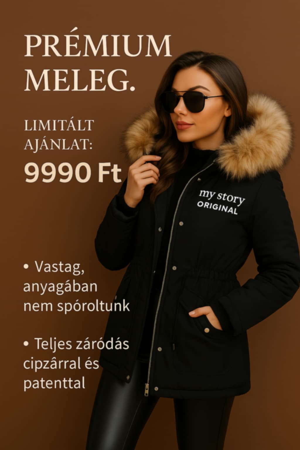  Télikabát EXTRA SZEZON ELŐTTI AKCIÓ 32.990 Ft helyett csak 9990 Ft