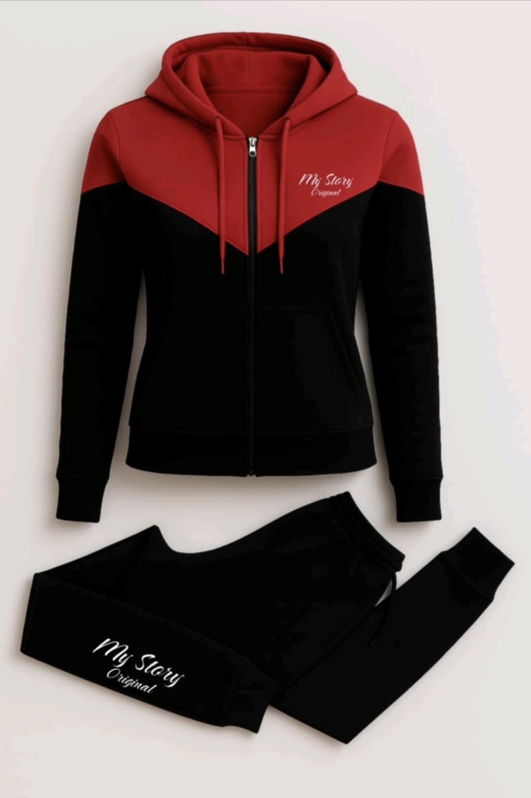 Ud melegítőszett piros/fekete 13.990 Ft helyett csak 6990 Ft