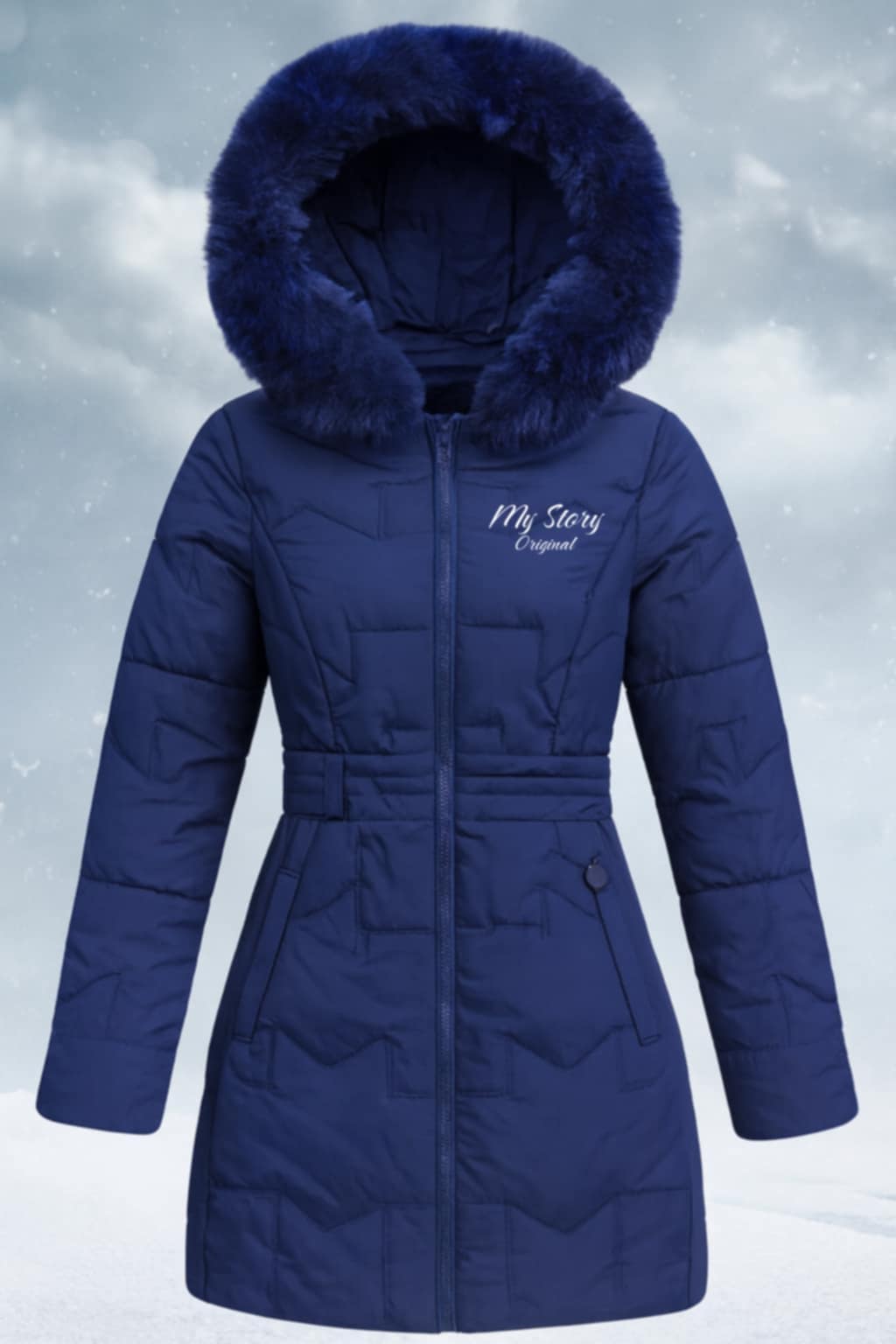 Luxus BUNDÁS télikabát 25990ft helyett csak 8990 Ft Drak Blue