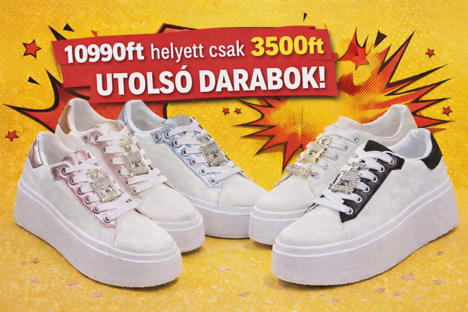 Platform Sneaker – Utolsó Darabok Akció