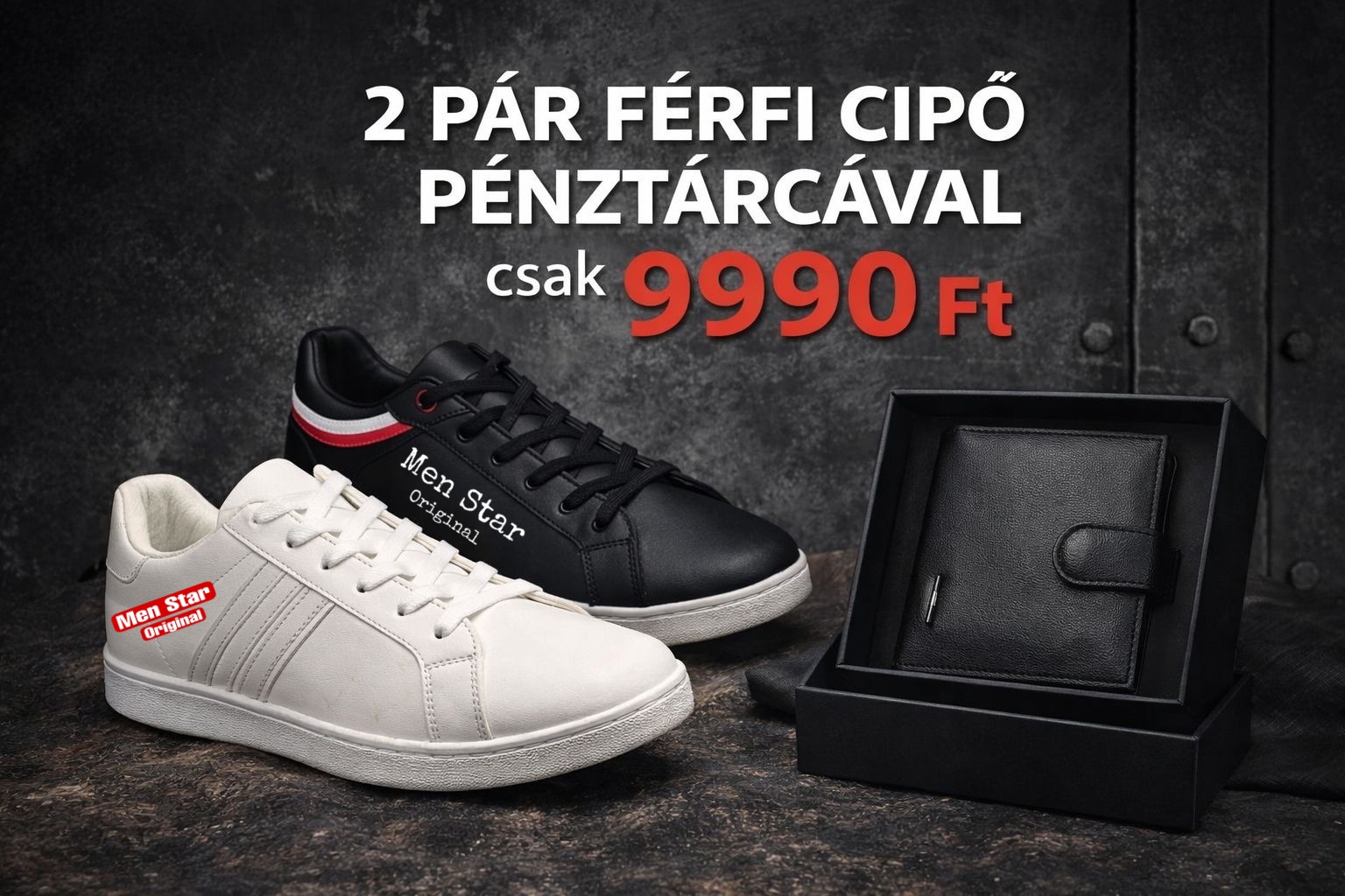 MEN STAR PREMIUM DUO PACK + AJÁNDÉK PÉNZTÁRCA