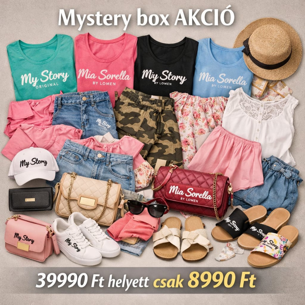 Mystery box 39.990 ft helyett csak 8.990 ft