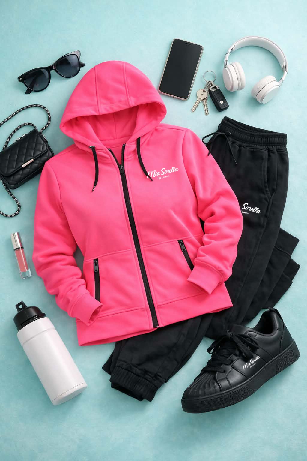 Mia Sorella by Lomen – EXTRA PRÉMIUM SZABADIDŐ SZETT + CIPŐ KOMBO Pink