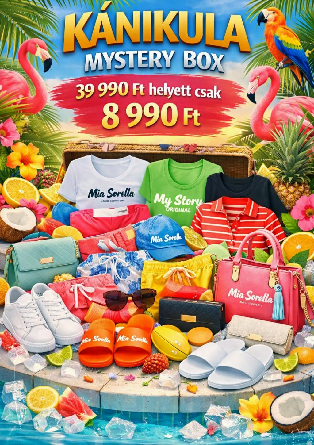 Mystery box 39.990 ft helyett csak 8.990 ft.