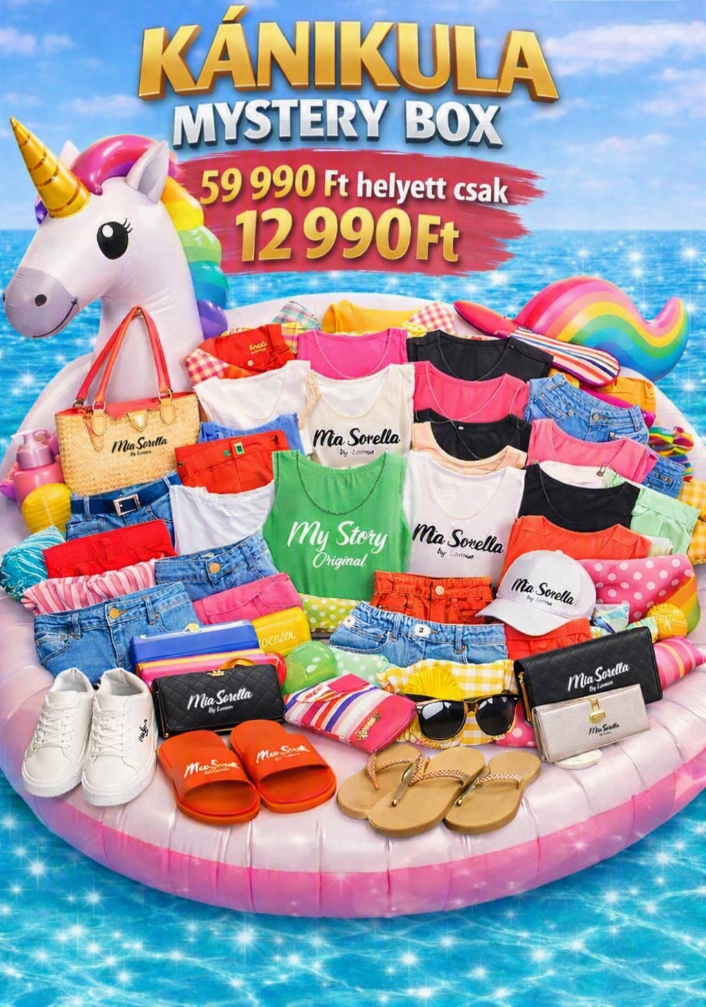 Mystery box 59.990 ft helyett csak 12.990 ft.