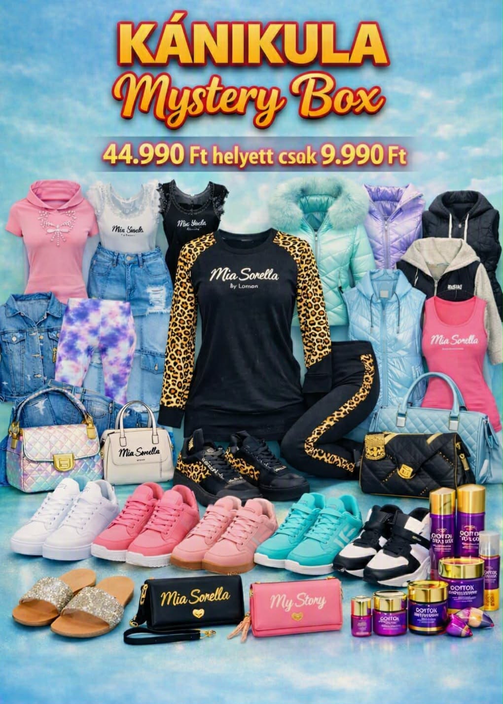 Mystery box 44.990 ft helyett csak 9.990 ft