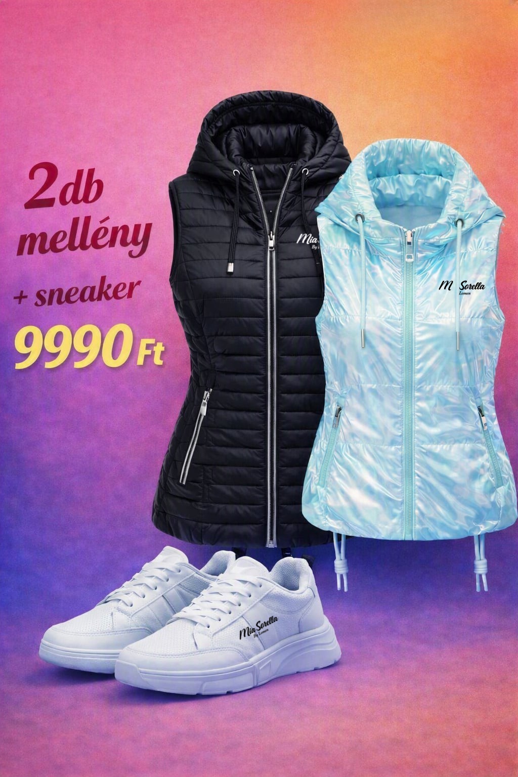 FeketeGyöngy DUÓ PACK-2db mellény cipővel csak 9990ft