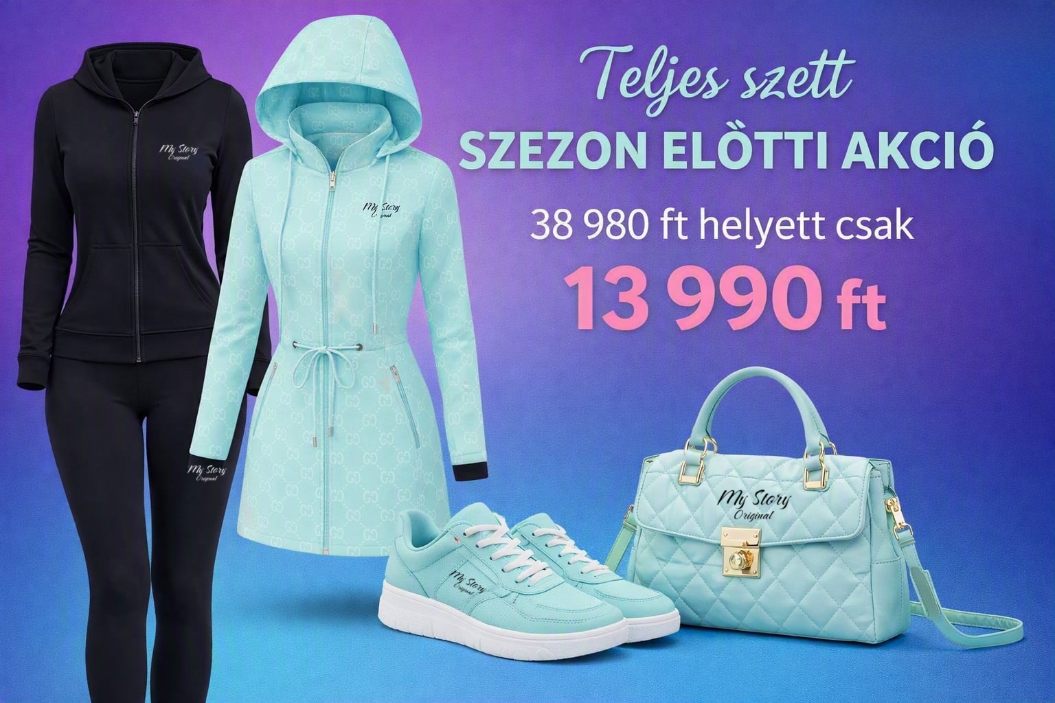 Active Elegance – My Story SZEZON ELŐTTI AKCIÓ: Kabát,szabadidő szett+cipő együtt csak 13990ft