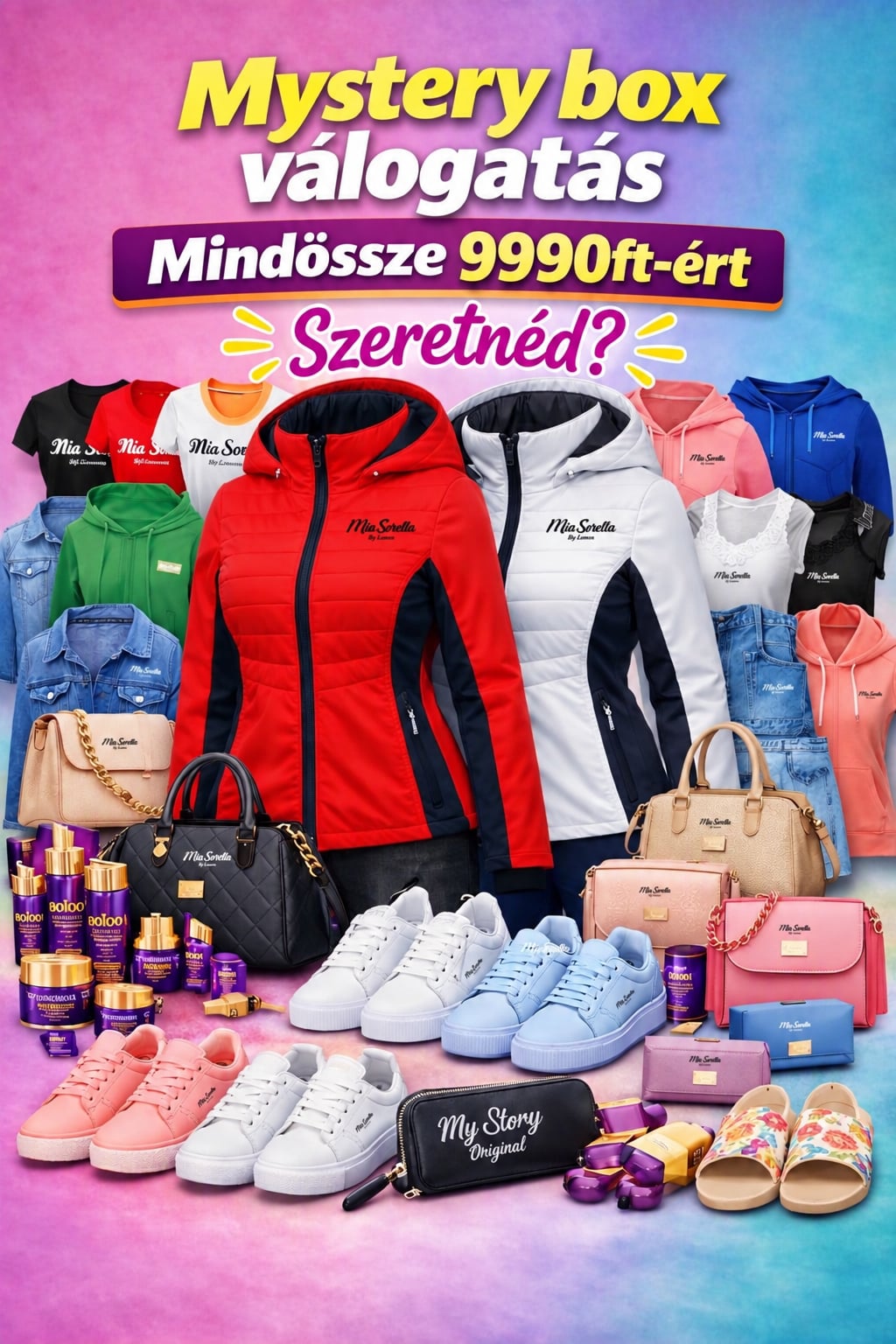 MYSTERY BOX – 9 990 Ft,  Fedezd fel a meglepetés erejét!