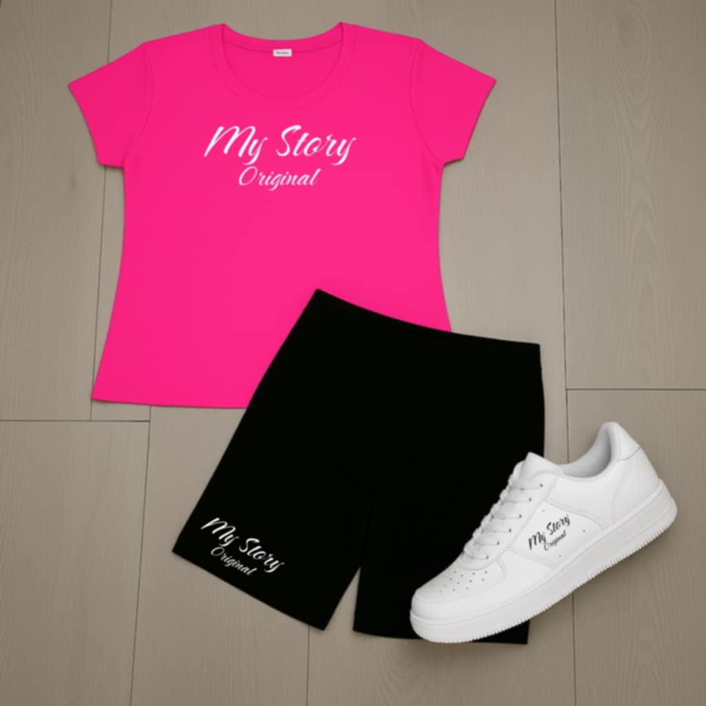 Pink/fekete szett AJÁNDÉK CIPŐVEL 19.990 Ft helyett csak 5990 Ft