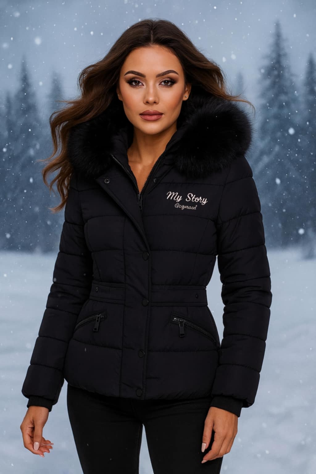 My Story  télikabát hatalmas prémmel 19.990 Ft helyett csak 6990 Ft