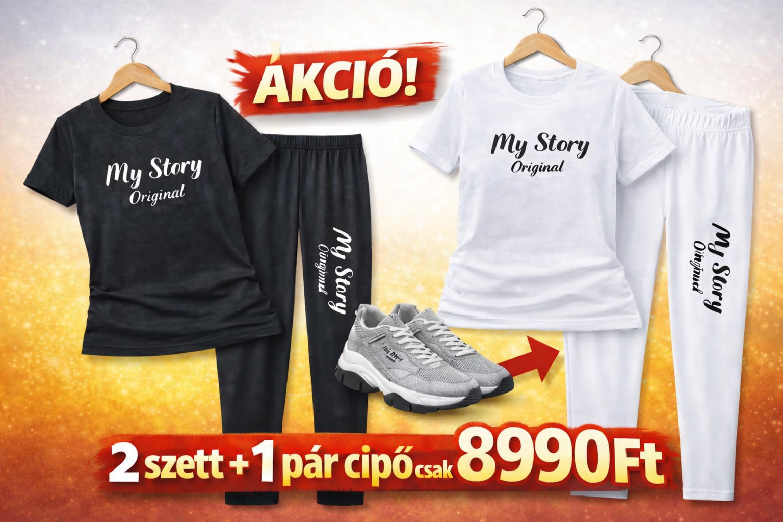 2db tavaszi szett +AJÁNDÉK CIPŐ együtt csak 8990ft