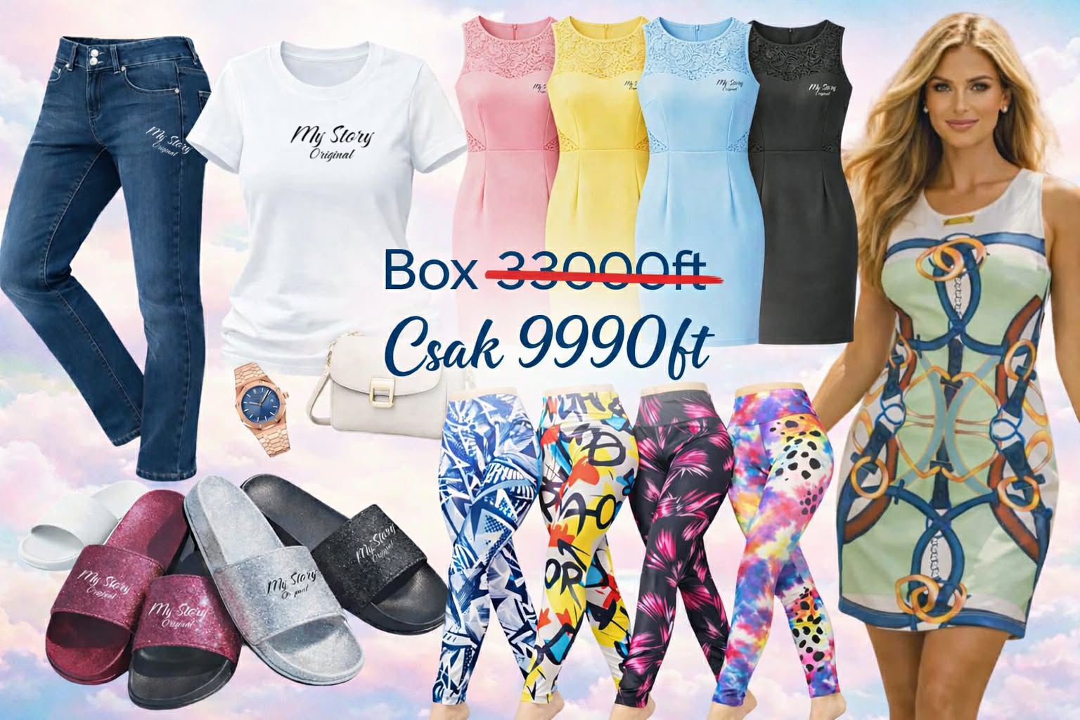 Nyári Mistery box 33000ft helyett csak 9990ft