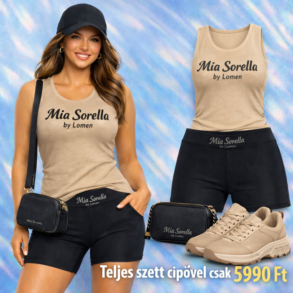 Mia Sorella – Beige Premium Set + Ajándék Cipő