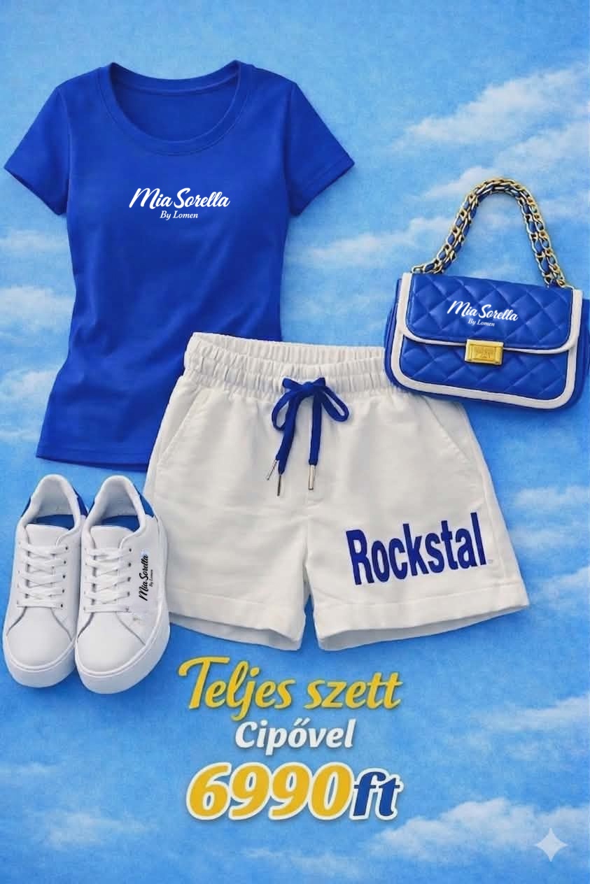 Mia Sorella Royal Blue – Prémium Nyári Női Szett AJÁNDÉK Cipővel