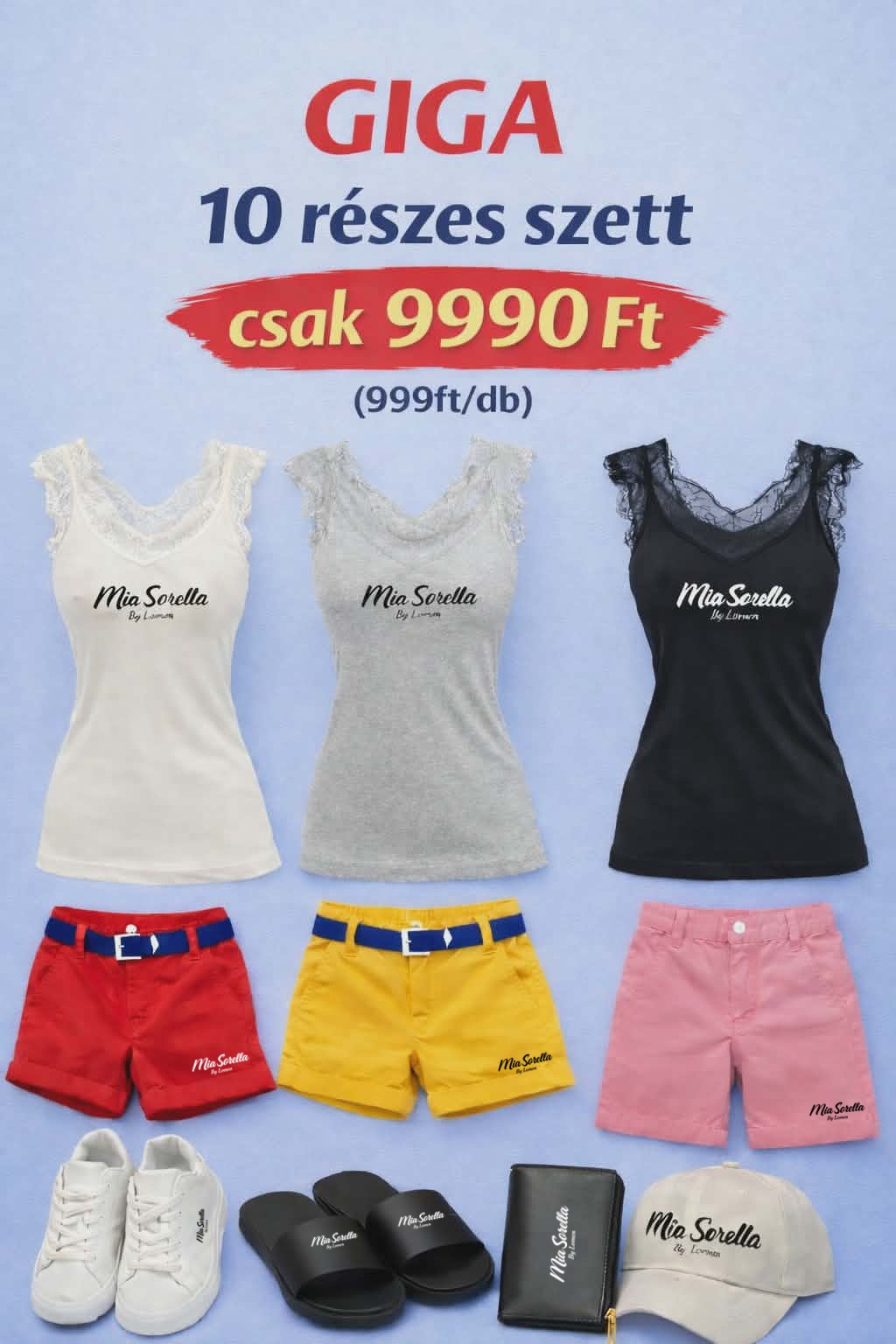 Summer Collection – 10részes prémium nyári GIGA szett csak 9990ft (999ft/termék) AKCIÓ