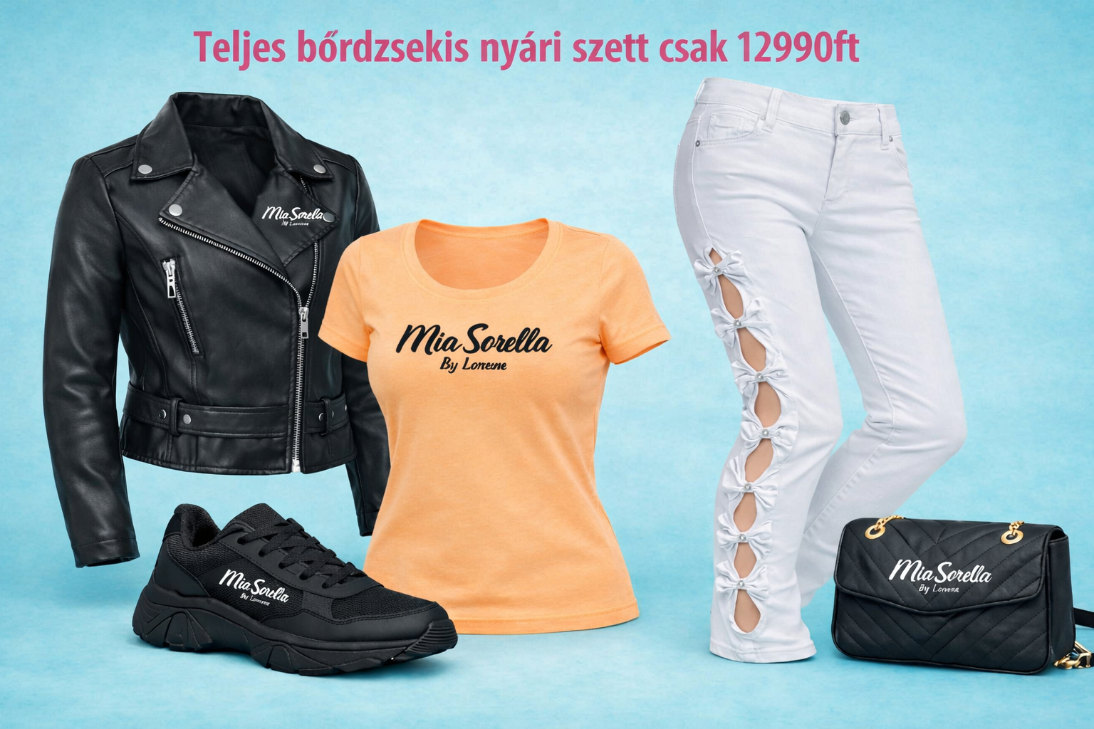 Lorene Chic Summer Leather Set