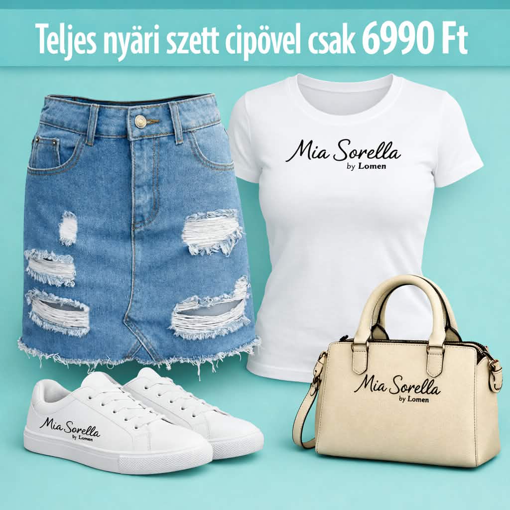 Szoknyya+felső szett AJÁNDÉK cipővel