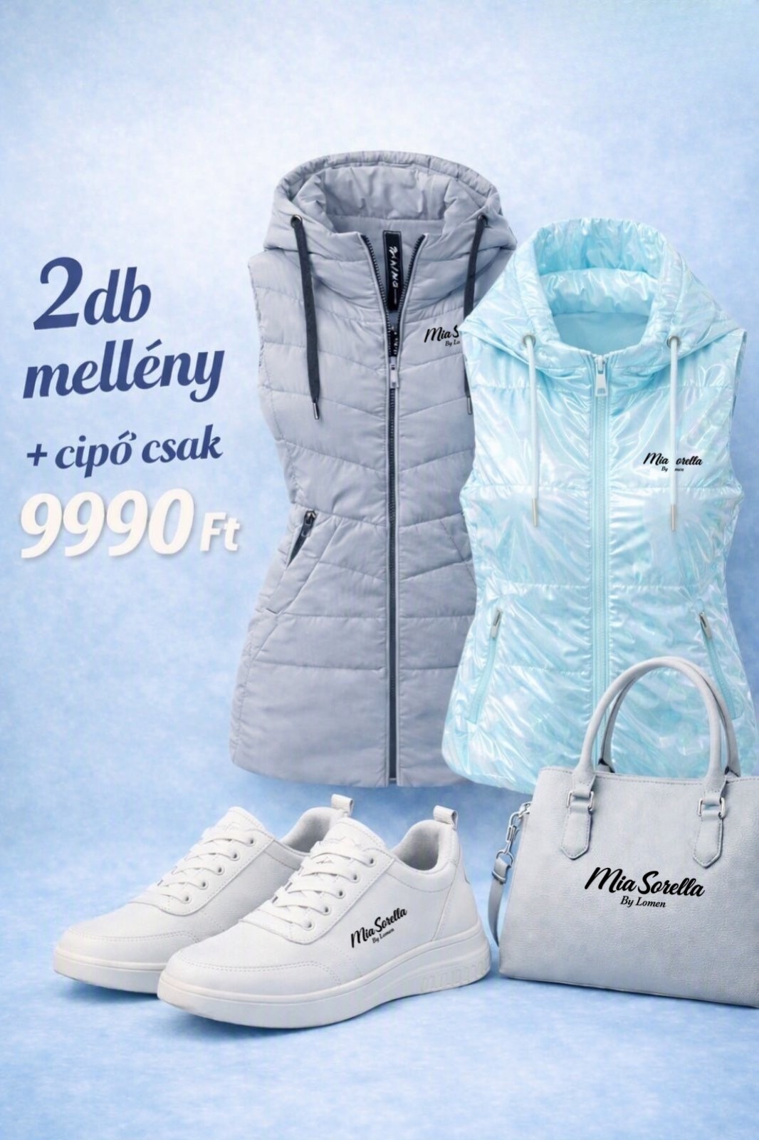 Shine Peach DUÓ PACK – Prémium mellények + AJÁNDÉK cipő 28990ft helyett csak 9990ft