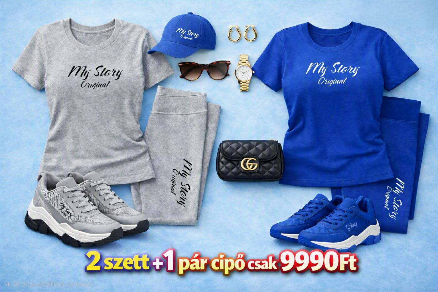 2 SZETT + AJÁNDÉK CIPŐ együtt csak 9990ft