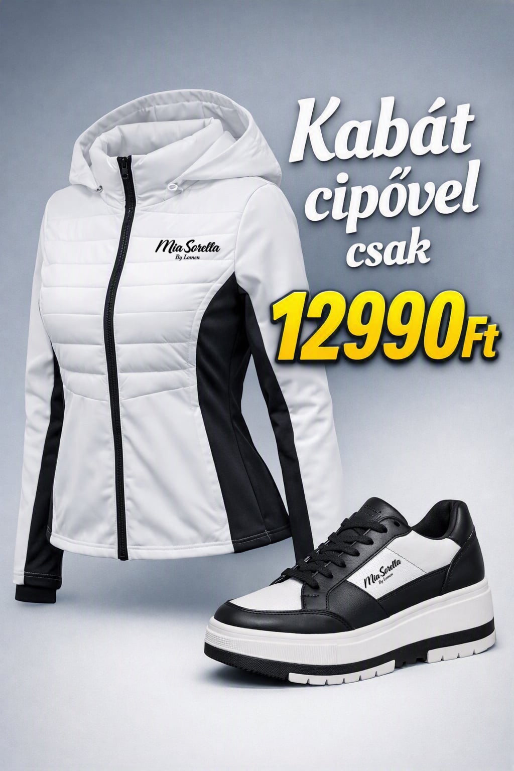 Arctic Chic – Mia Sorella  kabát cipővel 29990ft helyett csak 12990ft 