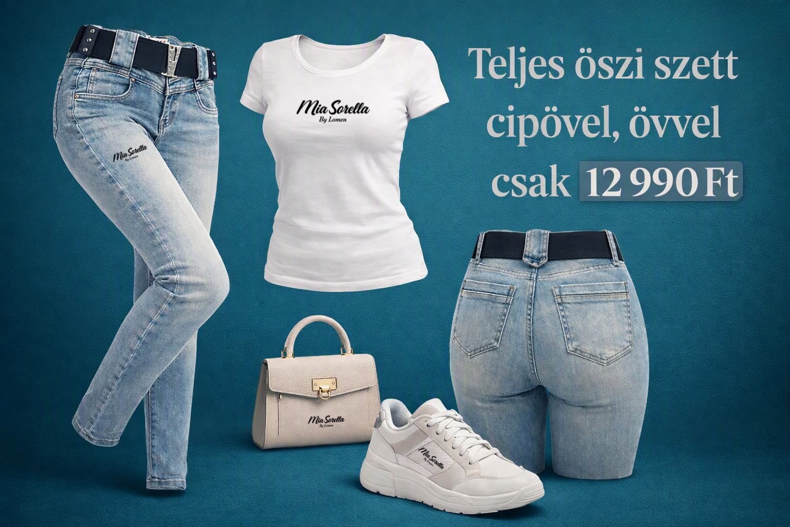 Autumn Chic by Mia Sorella – Teljes 4 részes őszi szett ajándék cipővel 
