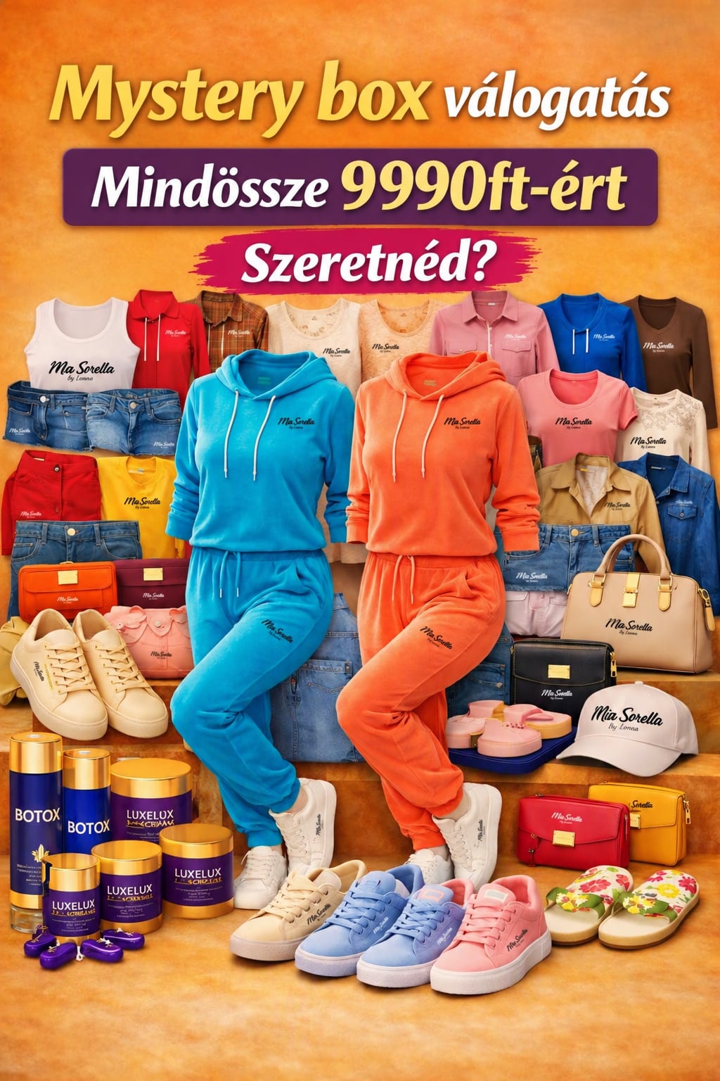 MYSTERY BOX – 9 990 Ft,  Fedezd fel a meglepetés erejét!