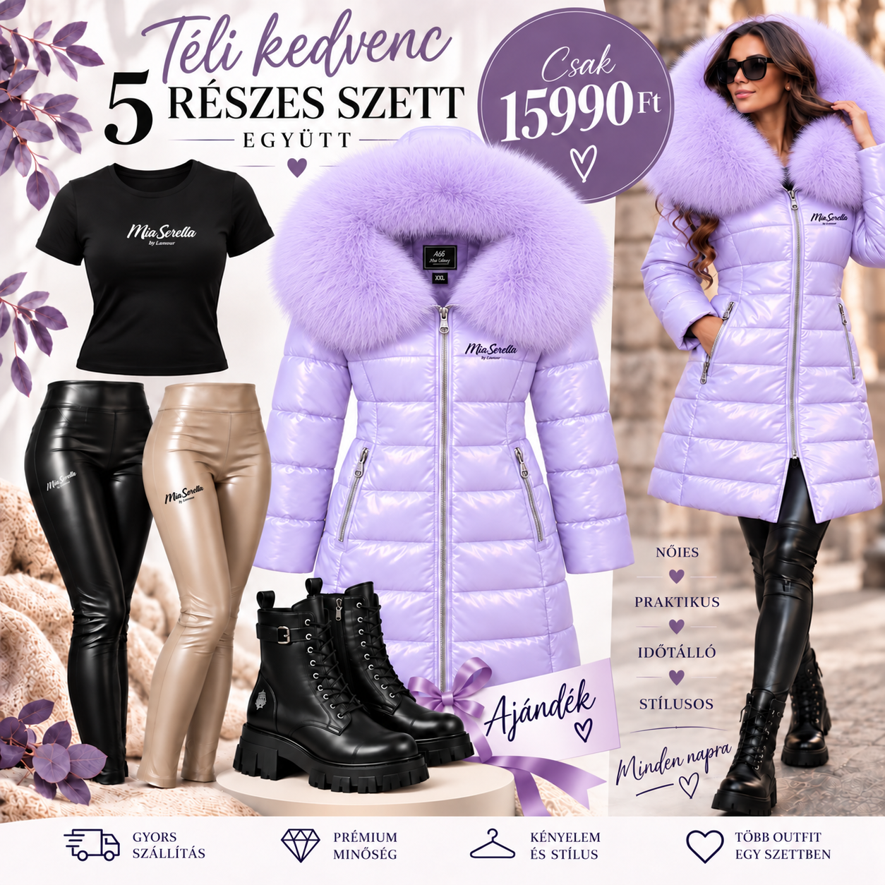 Mia Sorella – WINTER Premium All-In 5 részes Szett-EGYÜTT CSAK 15990FT