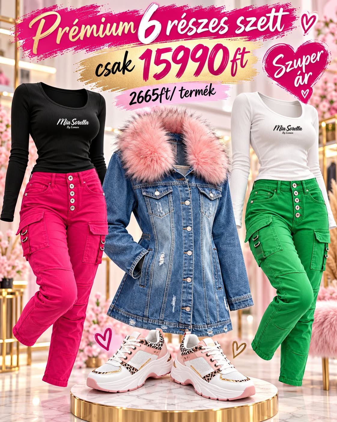 Mia Sorella WILD LUXE – Prémium 6 részes szett csak 15990ft, 2665ft/termék , légy színes ősszel is!