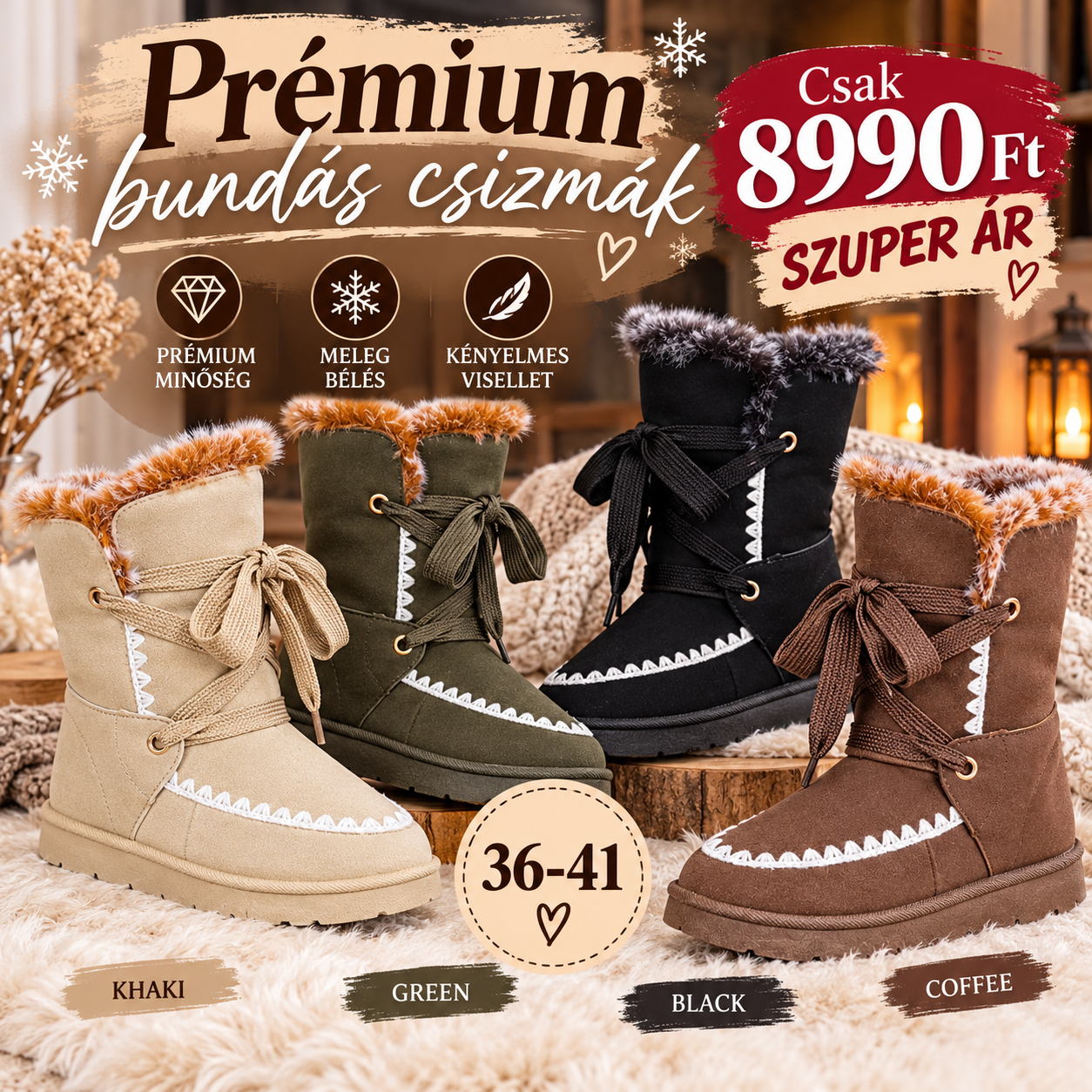 PIHELUXE – Prémium extra bundás csizma   csak 8990ft