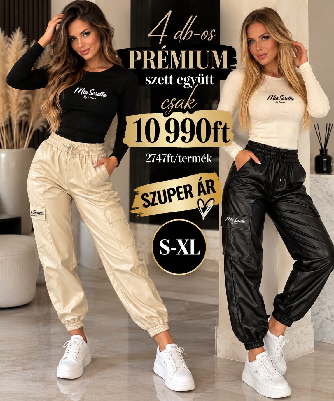 Mia Sorella – PREMIUM STYLE 4 részes női szett  csak 2747ft/db